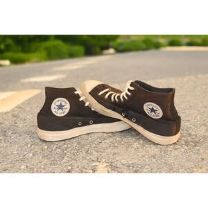 Mens Converse Size 13 Chuck Taylor All Stars High Tops Black White Rubber Laces